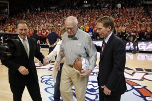 Jud Heathcote with Tom Izzo & Mark Few
